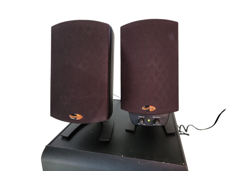Klipsch Promedia 2.1 Sound System Subwoofer and Pair of  Speakers