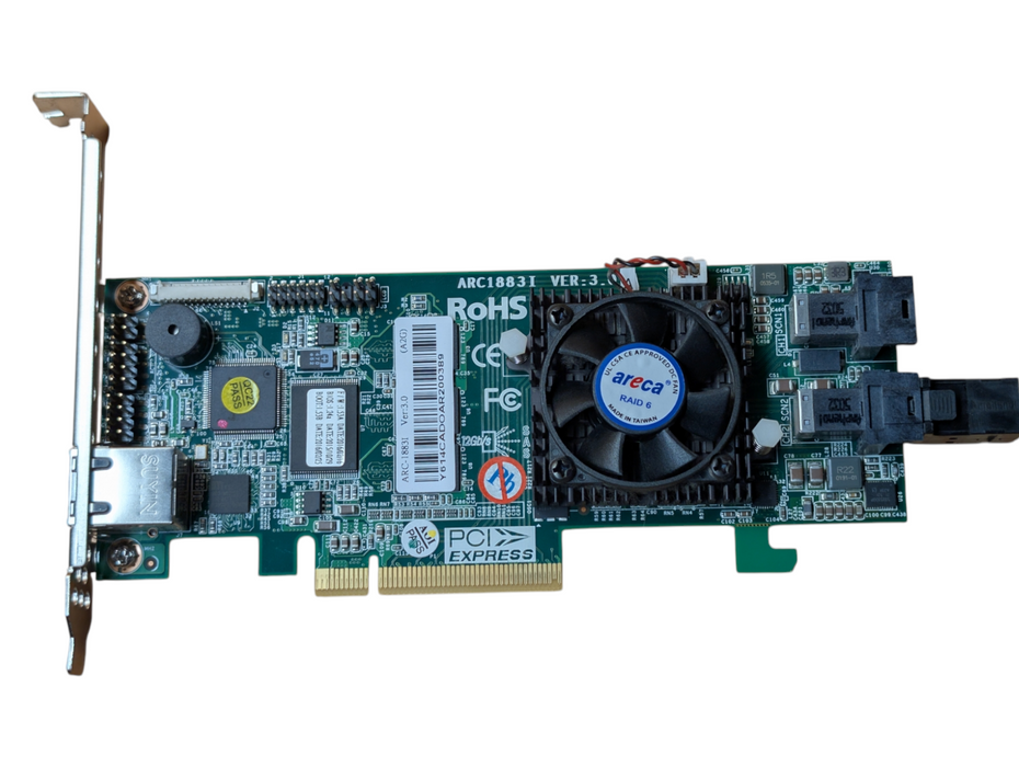 Areca PCIe 3.0 12Gb/s SAS / SATA RAID Controller