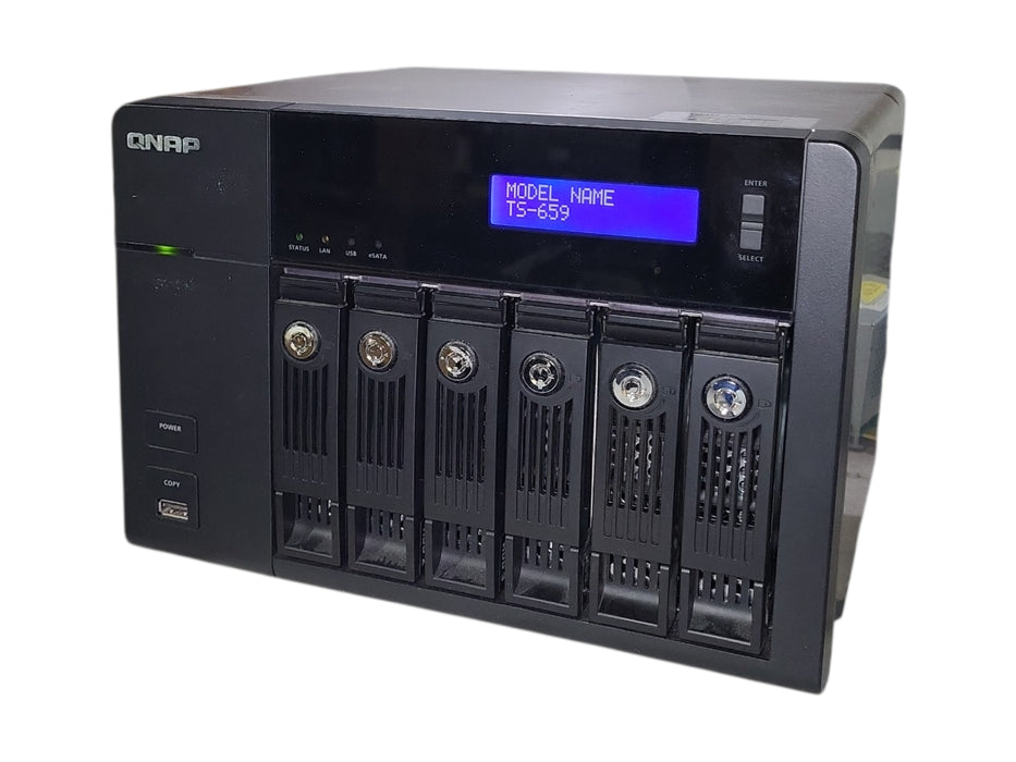 QNAP TS-659 PRO 6-Bays NAS w/ 6x3TB HDDs