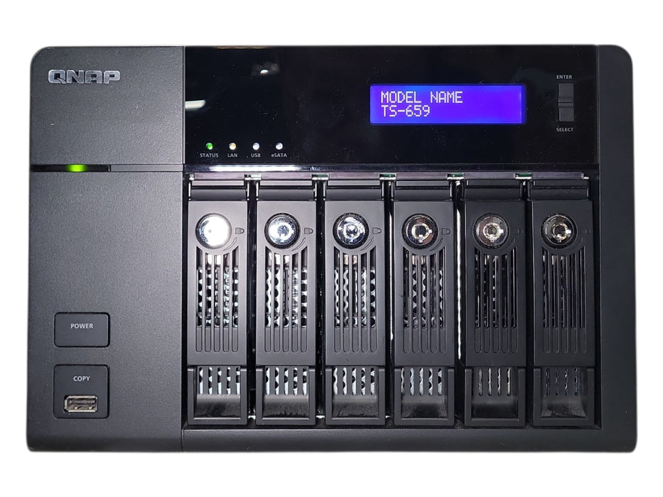 QNAP TS-659 PRO 6-Bays NAS w/ 6x3TB HDDs