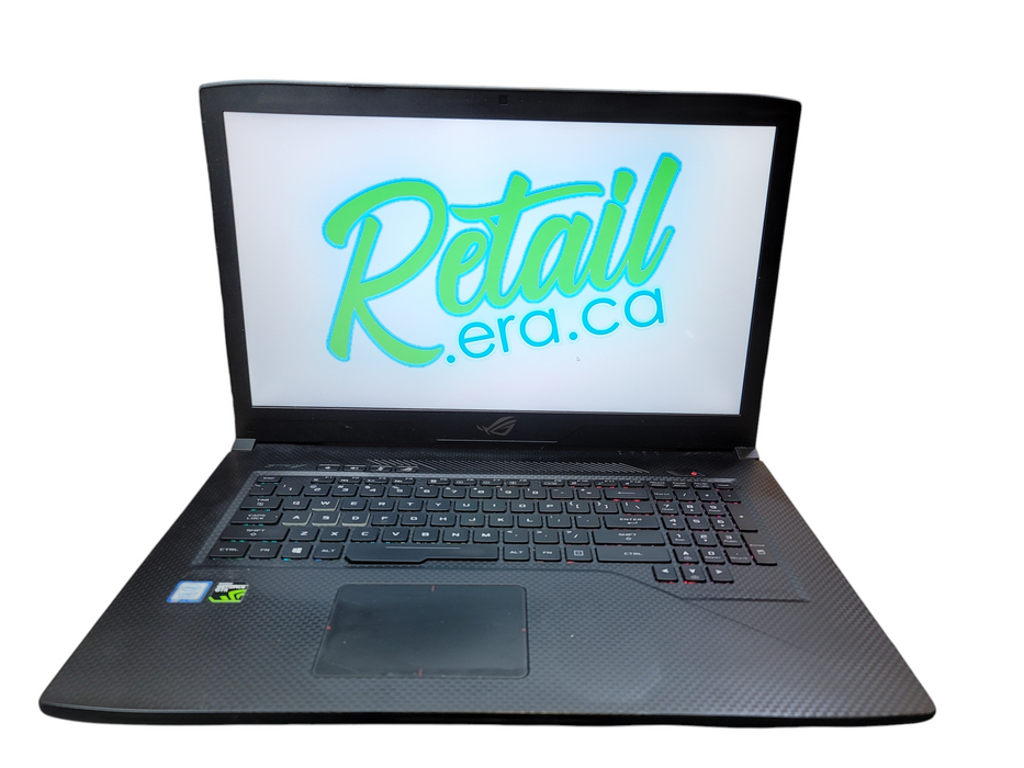 ASUS ROG STRIX SCAR GL703GE 17" i7-8750H 16GB DDR4 GTX 1050 Ti 256GB NVMe READ
