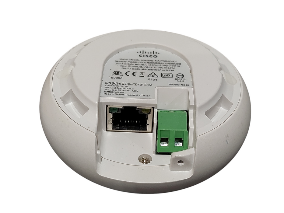 Cisco Meraki Low Voltage POE Model: MA-PWR-MV-LV