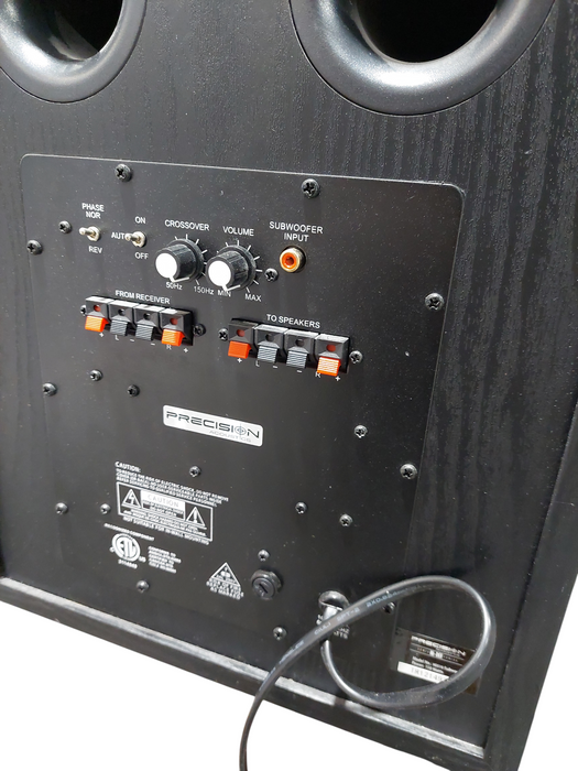 Percision Acoustics Model: HDS10 Subwoofer Powered 150Watts HiDef Series