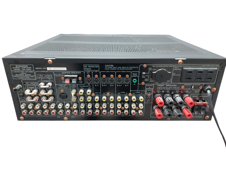 Pioneer Stereo Amplifier Model: VSA-1000