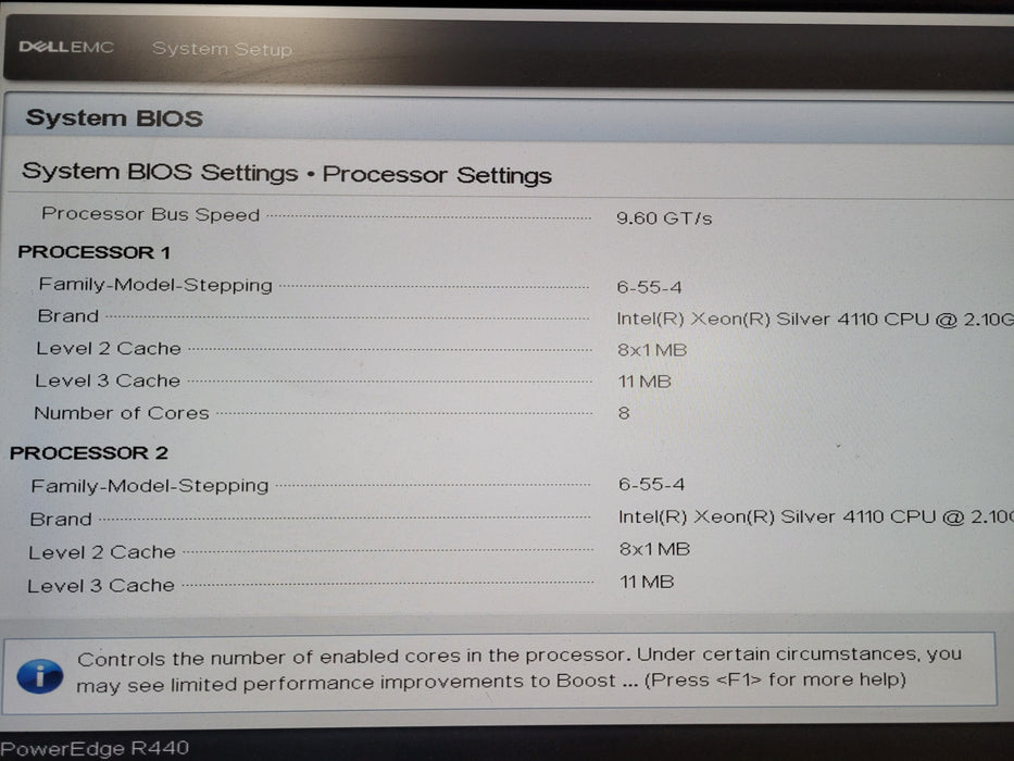 Dell PowerEdge R440 - 2x Xeon Silver 4110, 32GB DDR4, H730p - No HDD