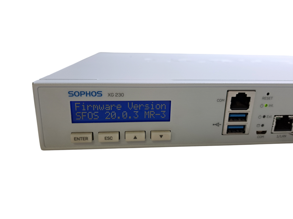 Sophos XG 230 rev 2 Firewall Network Security Appliance *READ*