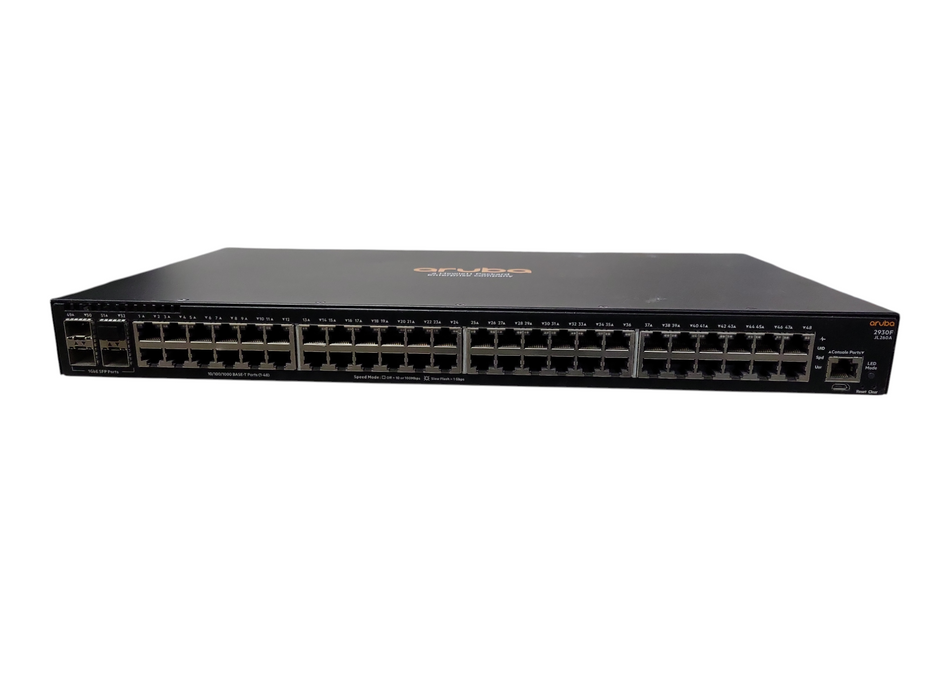 HP Aruba 2930F JL260A | 48-Port Gigabit Ethernet Managed Switch 4x 1G SFP