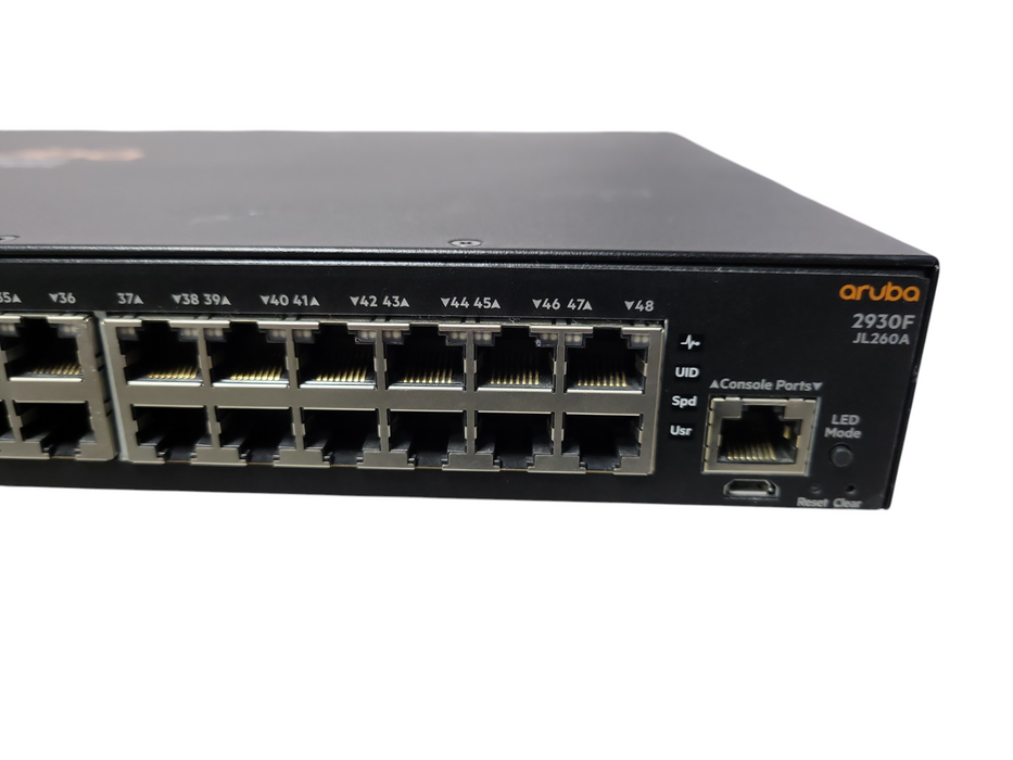 HP Aruba 2930F JL260A | 48-Port Gigabit Ethernet Managed Switch 4x 1G SFP