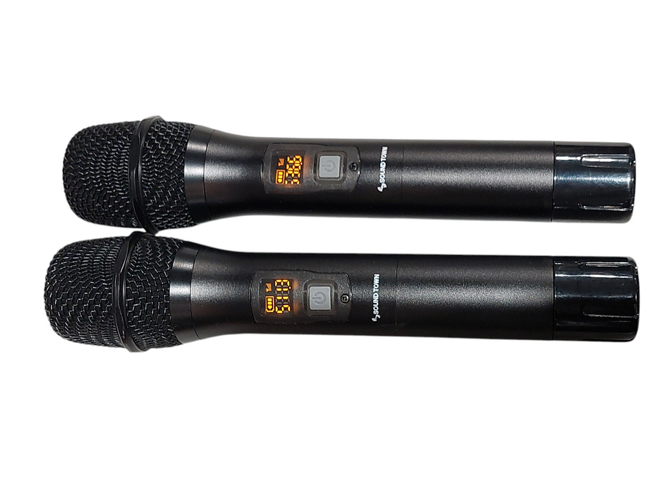 2- Sound Town Microphones Professional Wireless UHF