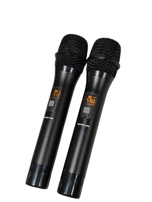 2- Sound Town Microphones Professional Wireless UHF