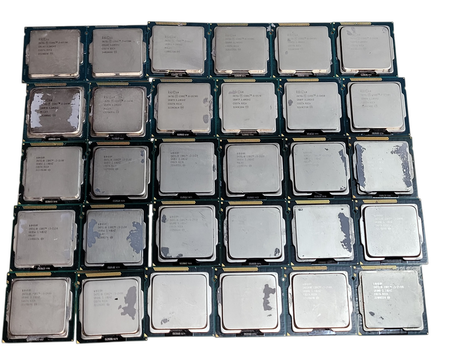 Lot of 98, 2nd to 4th Gen i-series Desktop CPUs (CPU24-P1)