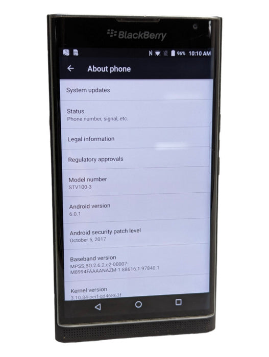 Blackberry PRIV (STV100-3) Black, Unlocked -