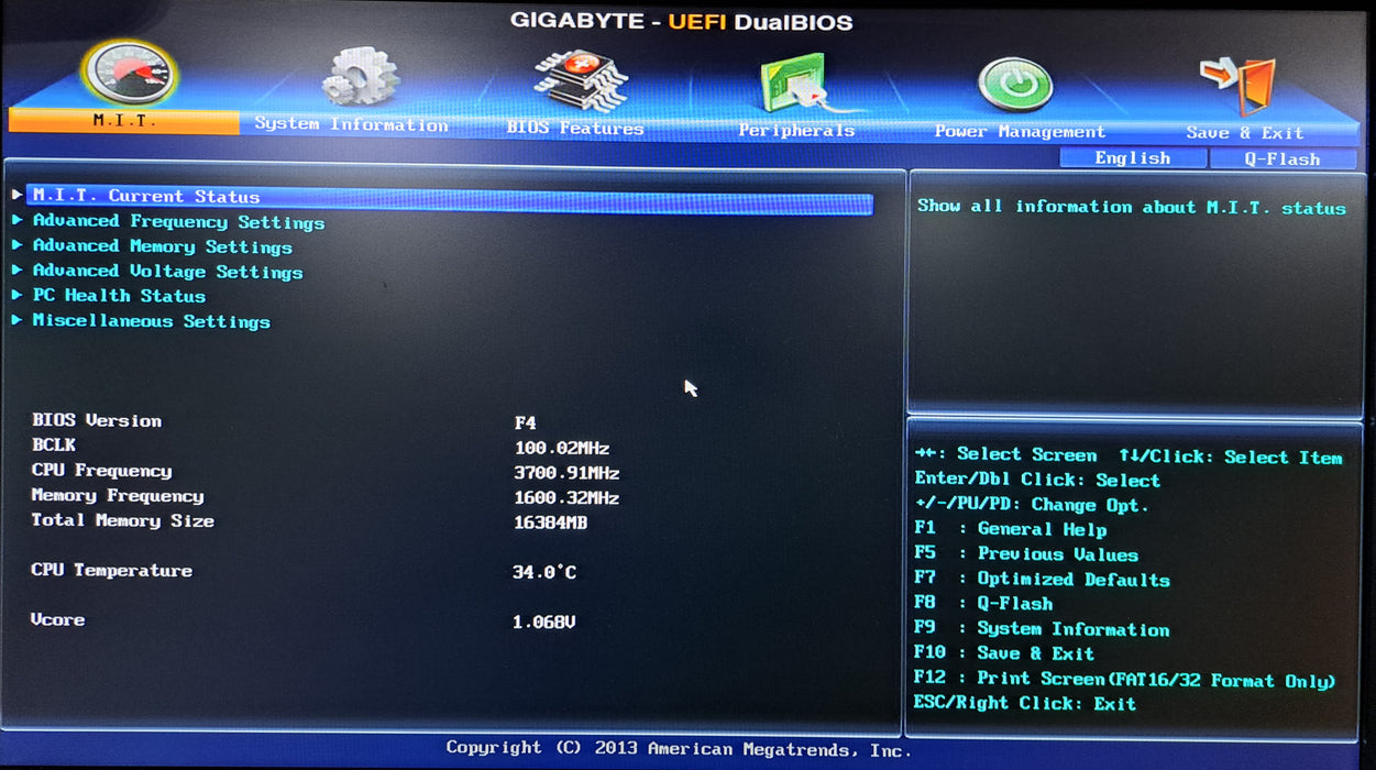 Gigabyte GA-X79-UP4 Full Size Tower | Intel Core i7-4820K, 16GB RAM, MSI HD 7750