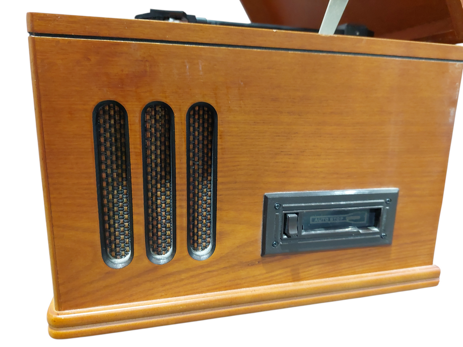 Crosley Wooden Record Player Box / Cassette / CD / Radio AM/FM Model: CR704