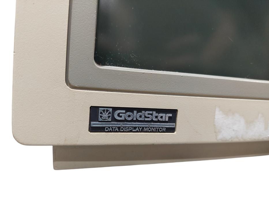 Vintage GoldStar Monitor CRT Model: MBM- 2105G Sept.1991