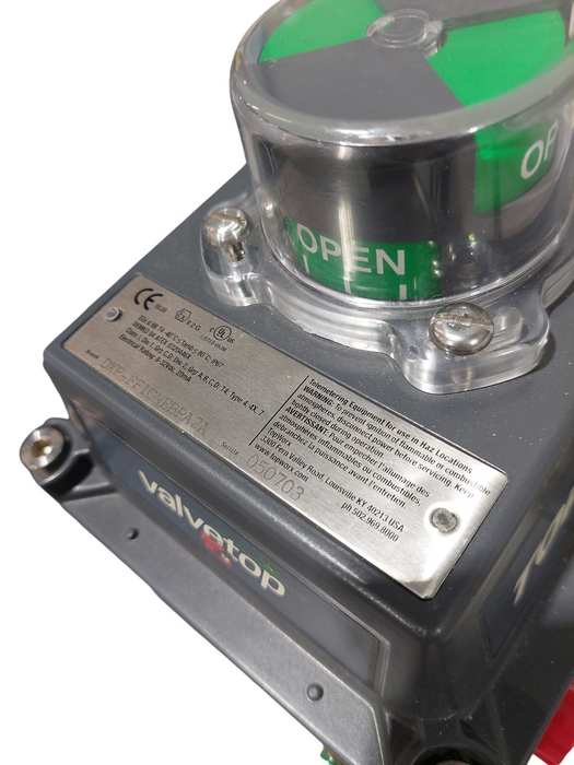 ValveTop TopWorx DVC-FF Model: DXP-FF1GNEBPA2A Control Valve