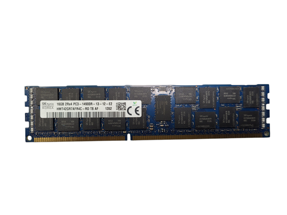 Lot of 69x Samsung/SK Hynix/Kingston 16GB 2Rx4 PC3-14900R Server Memory
