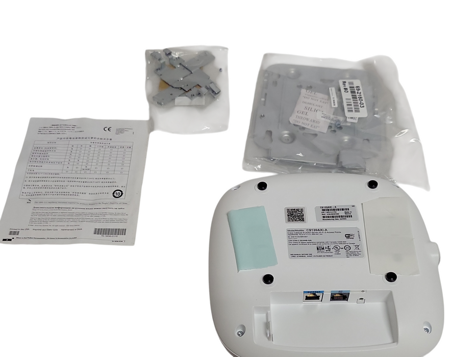 CISCO C9120AXI-A Wi-Fi 6 Wireless Access Point w Mounting Kit