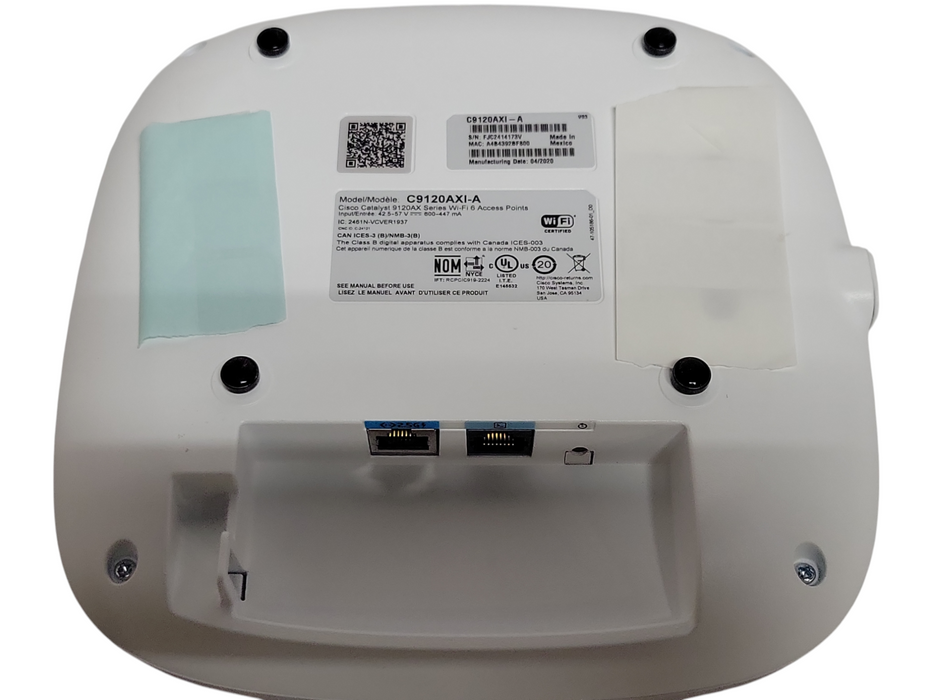 CISCO C9120AXI-A Wi-Fi 6 Wireless Access Point w Mounting Kit