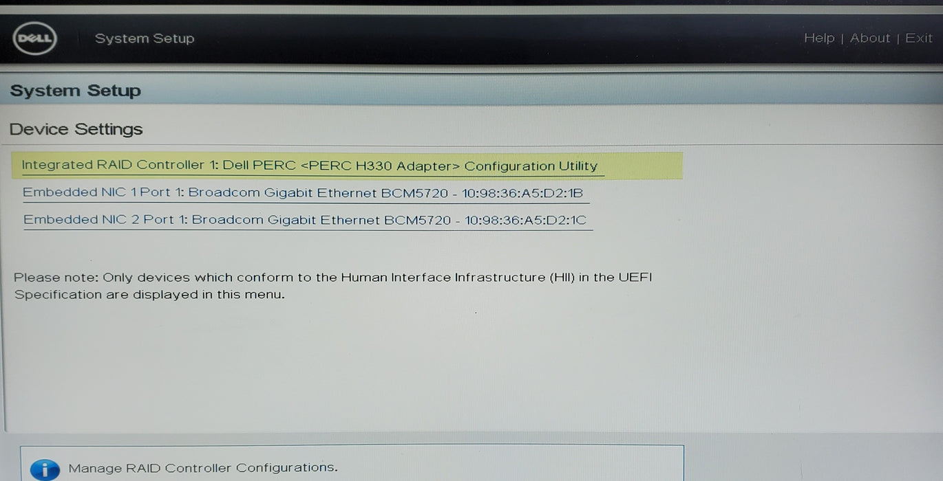 Dell PowerEdge R330 - 1x Xeon E3-1240 v5, 16GB DDR4, H330 - No HDD