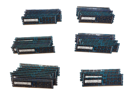 Lot of 54x SK Hynix 16GB 2Rx4 PC3L-12800R Server Memory — retail.era