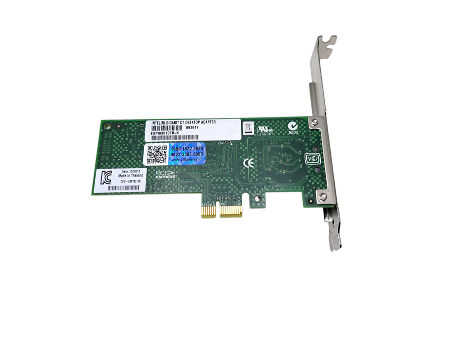 Intel Gigabit CT Desktop Adapter PCIe RJ-45 Network Card EXPI9301CTBLK