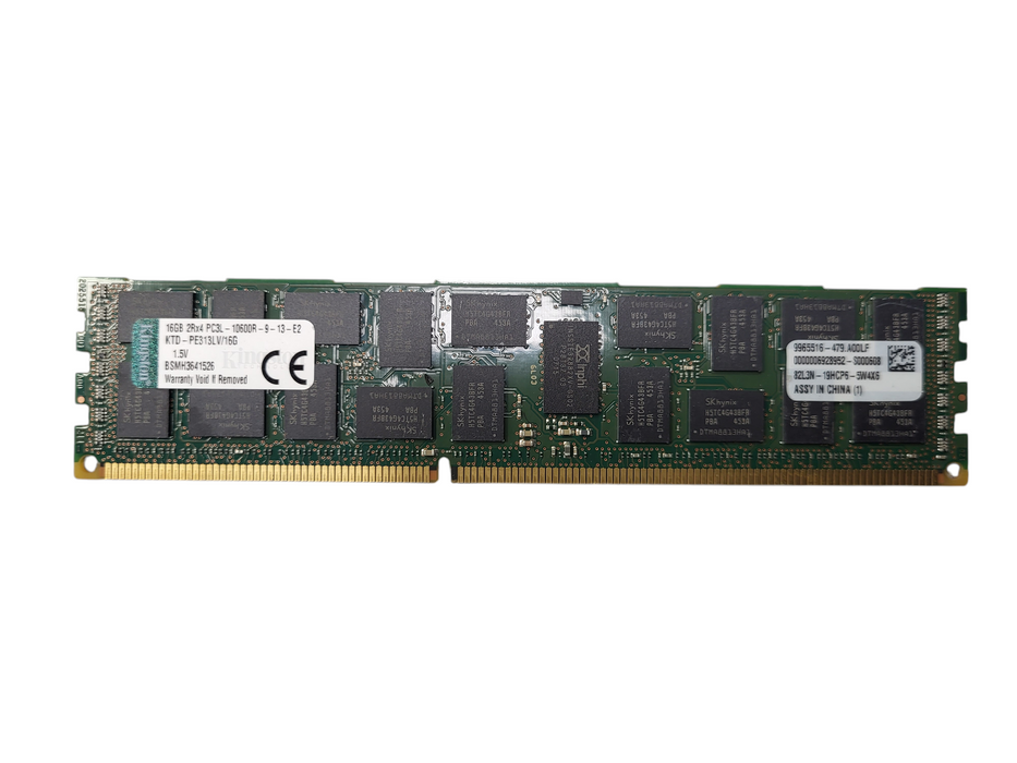 Lot of 25x Various brands 16GB 2Rx4 PC3L-10600R Server Memory