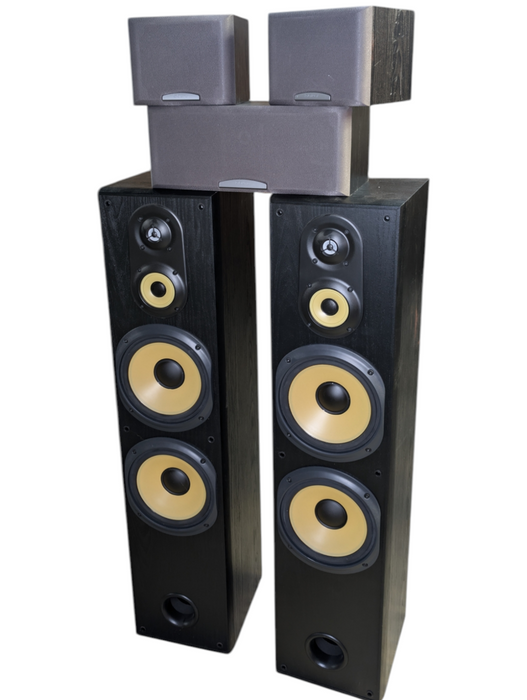 Sony 5.0 Surround Sound Speaker System 2x SS-MF750H 2x SS-SR350 1x SS-CN350