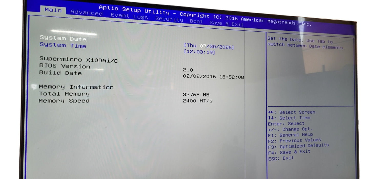Supermicro X10DAi/C  Workstation 2x Xeon E5-2650 v4| 32GB DDR4 |RX460 | No HDD