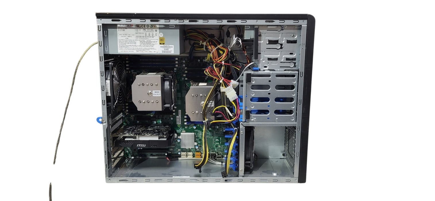 Supermicro X10DAi/C  Workstation 2x Xeon E5-2650 v4| 32GB DDR4 |RX460 | No HDD