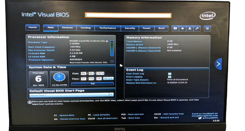 Intel NUC5i7RYH Intel Core i7-5557U @ 3.10GHz / 8GB RAM / No HDD