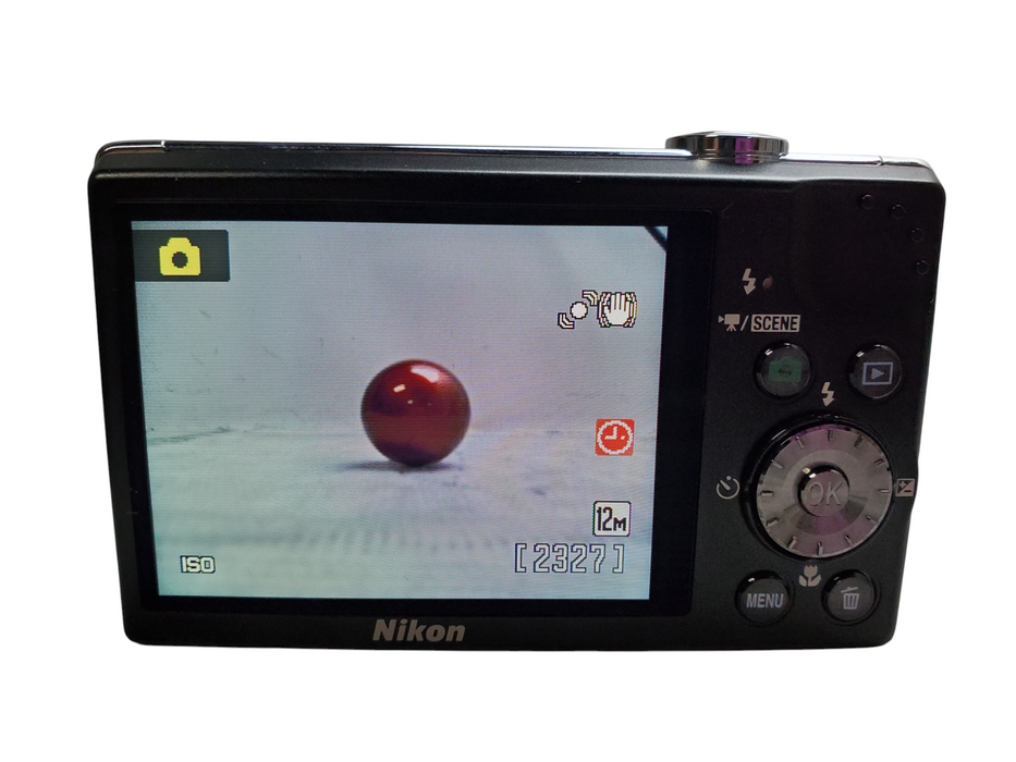 Nikon CoolPix S640 12.2MP Digital Camera w/ Battery & Case