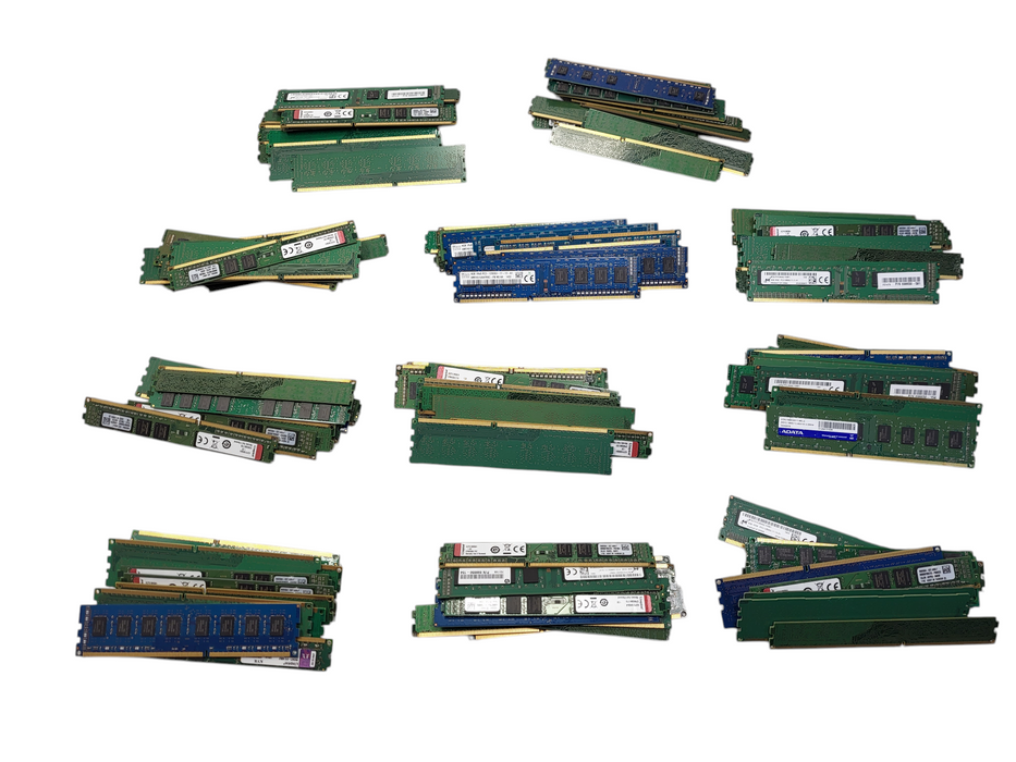 Lot of 105x Various brands 4GB PC3/PC3L Desktop RAM