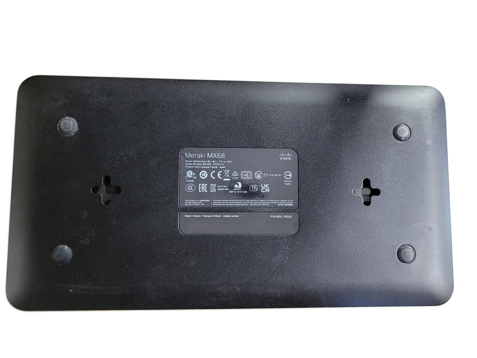 Cisco Meraki MX68W-HW | Wireless Security Appliance (UNCLAIMED)