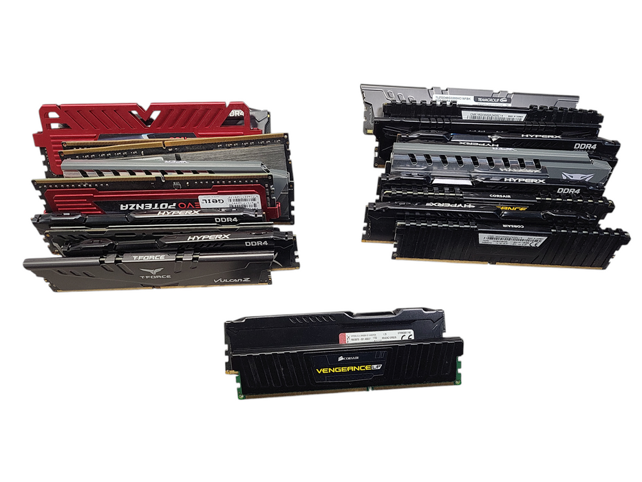 Lot of 22x Various brand 8GB DDR4/PC4 Gaming/Desktop RAM