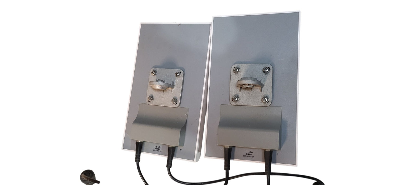 Pair of Cisco Meraki MA-ANT-27 Dual-Band Sector Antennas