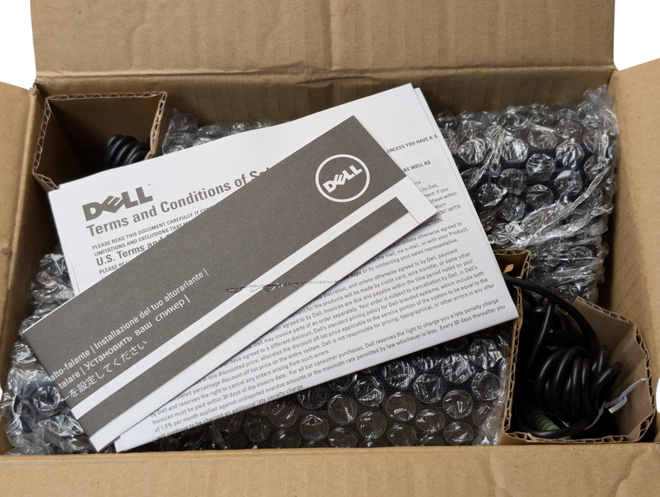 Stereo Dell AX210 USB multimedia computer speakers