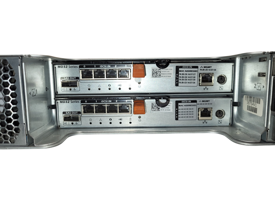 Dell MD3220i 24x 2.5" HDD Enclosure Array w/ 2x MD32 Series Controllers 0770D8