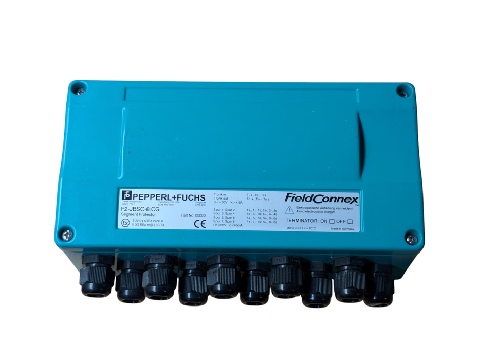 FieldConnex Pepperl+Fuchs F2-JBSC-8.CG Segment Connector