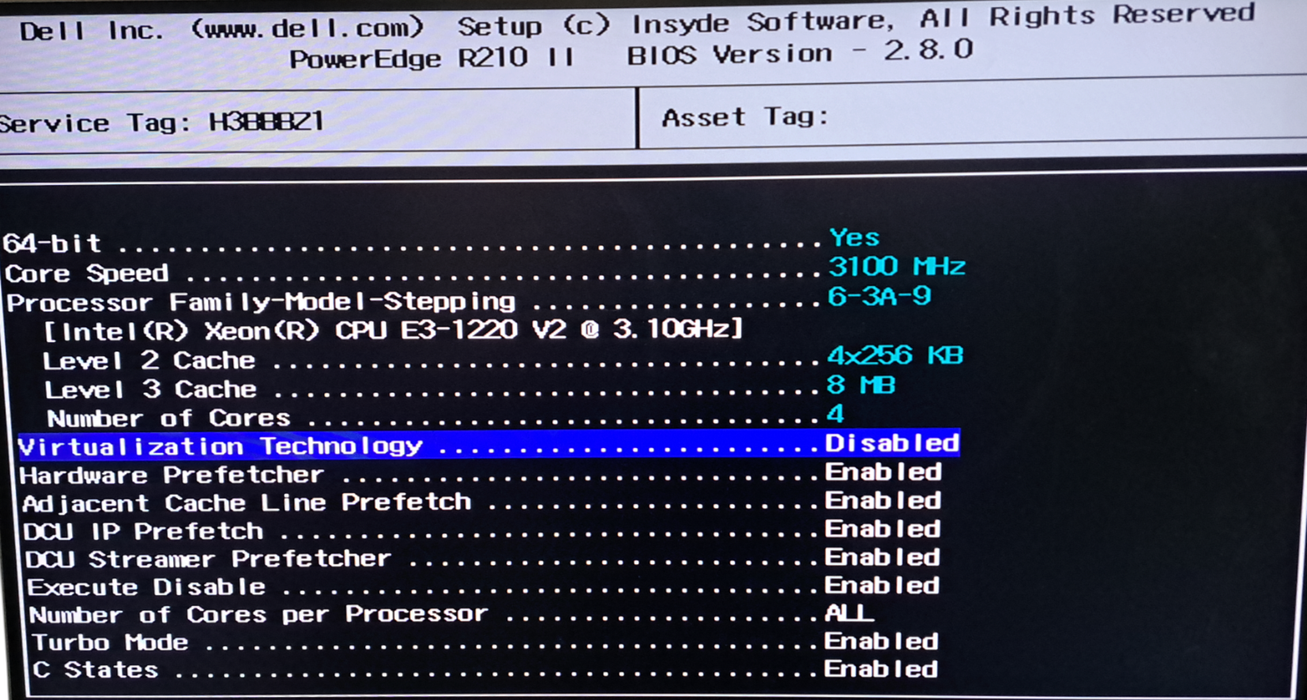 Dell PowerEdge R210 II | Xeon E3-1220 V2 | 16GB DDR3 | NO HDD | READ