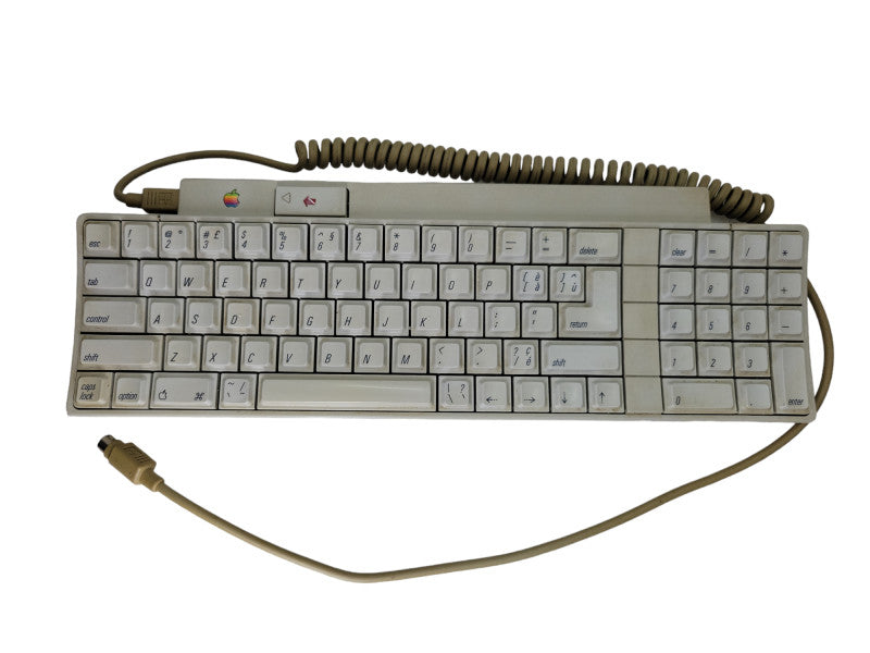 Vintage Apple Desktop Bus Keyboard W/ Cable p/n 658-4081 for Apple IIgs %