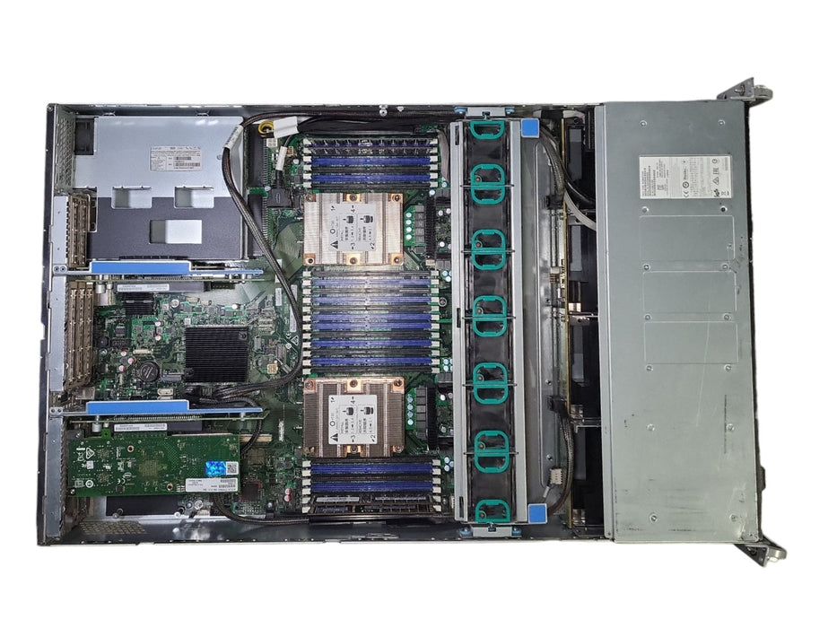 Intel S2600WF 2U Server, 2x Xeon Gold 6134, 64GB DDR4, No HDD, 1200W PUS