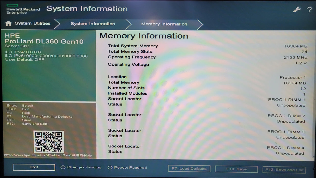 HPE ProLiant DL360 Gen10 | Xeon Bronze 3106 @1.70GHz 16GBDDR4 | NO HDD
