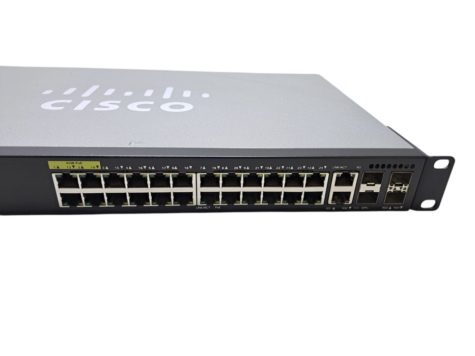 Cisco SG350X-24P | 24-Port Gigabit PoE Stackable Managed Switch *READ*