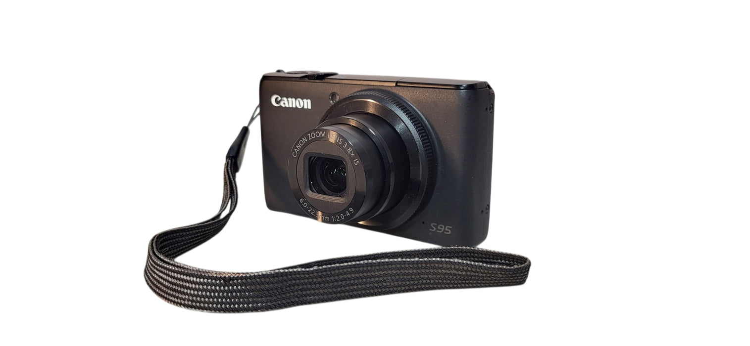 Canon PowerShot S95 10.0MP Compact Digital Camera W/ Battery, Charger