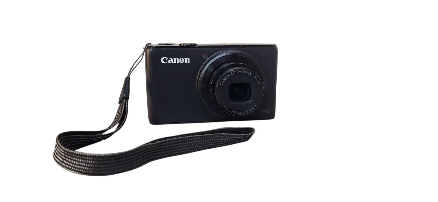 Canon PowerShot S95 10.0MP Compact Digital Camera W/ Battery, Charger