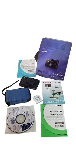 Canon PowerShot S95 10.0MP Compact Digital Camera W/ Battery, Charger