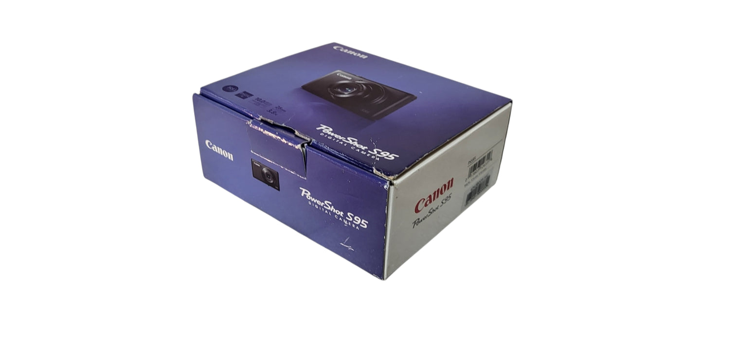 Canon PowerShot S95 10.0MP Compact Digital Camera W/ Battery, Charger