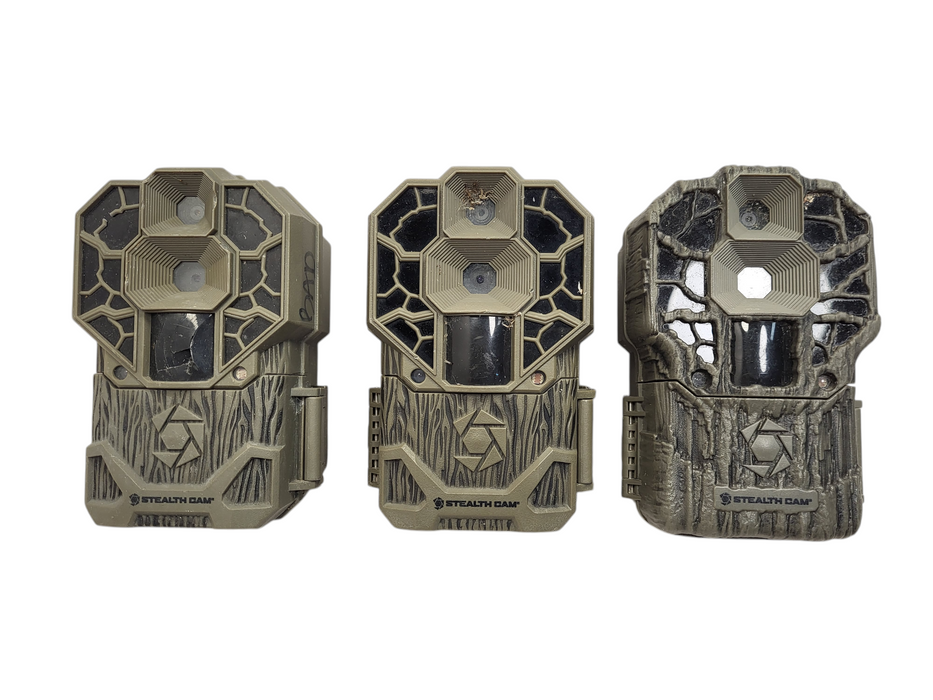 Lot of 3x Stealth Cam DS4K Non-Cellular Camera READ