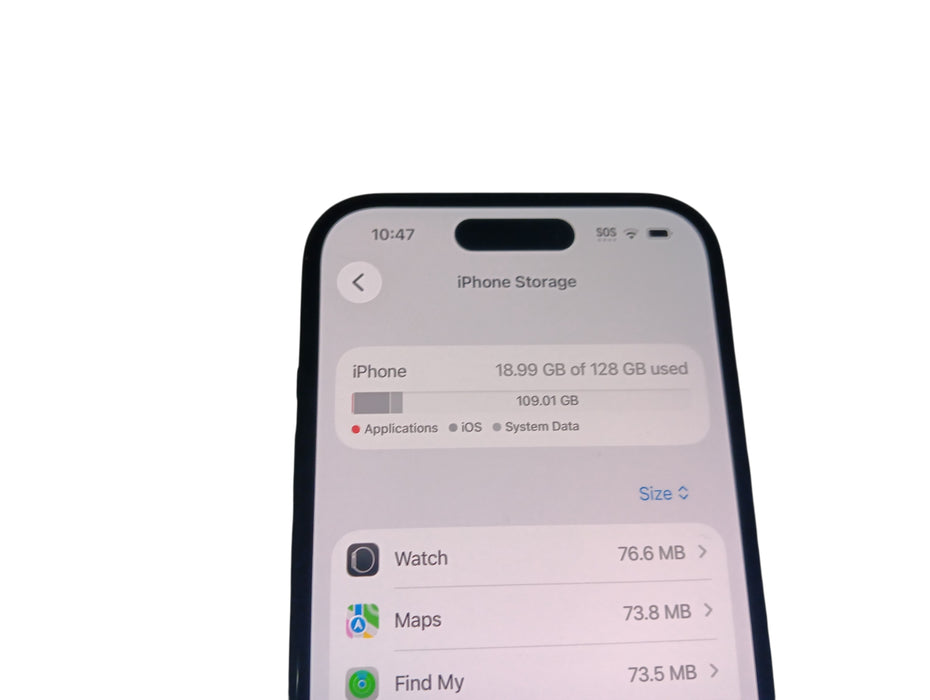 Apple iPhone 15 - 128GB - Black [A3089]